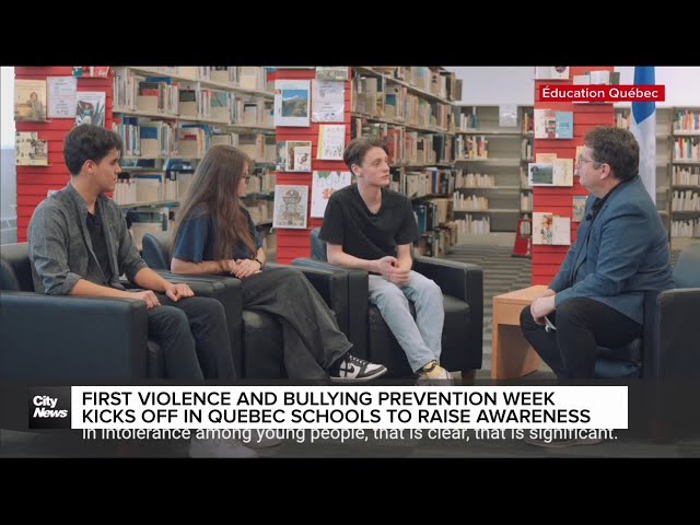 ⁣Quebec kicks off Violence and Bullying Prevention Week in schools