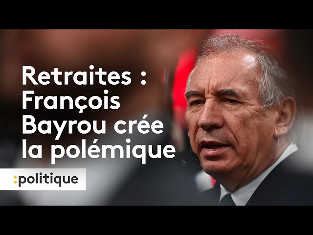 ⁣Retraites à 62 ans : Bayrou dit non et provoque un tollé