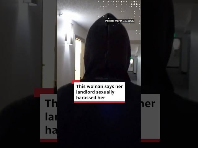 ⁣This woman says her landlord sexually harassed her