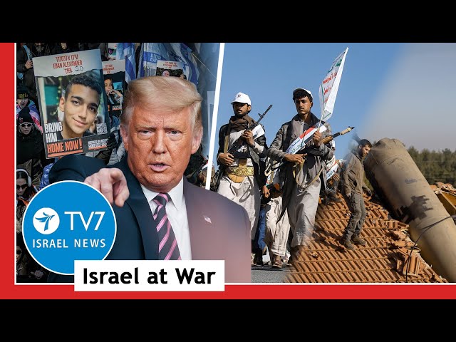 ⁣U.S. launches offensive vs Houthis; IRGC threatens the U.S. not to strike Iran TV7 Israel News 17.03