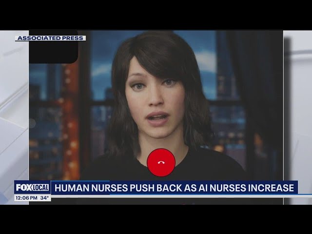 ⁣Human nurses are pushing back as the presence of AI nurses increases