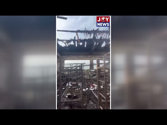 JoyNews is at Labone SHS after yesterday’s fire. Here’s a closer look at the aftermath