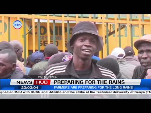 Farmers in the North-Rift prepare ahead of the upcoming downpour