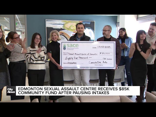 Edmonton Sexual Assault Centre receives $85K community donation after pausing intakes