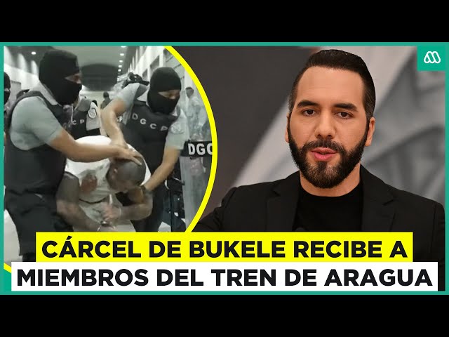 Cárcel de Bukele recibe a miembros del Tren de Aragua