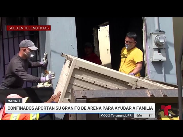 Llega la ayuda para familia de Manatí que perdió todo en incendio