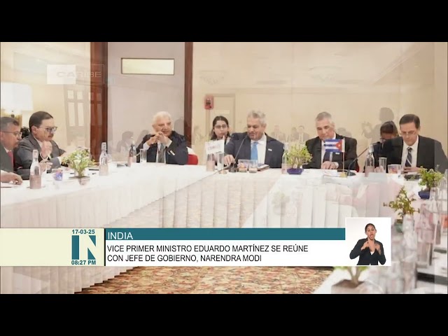 Vice primer ministro de Cuba continuó visita a la India