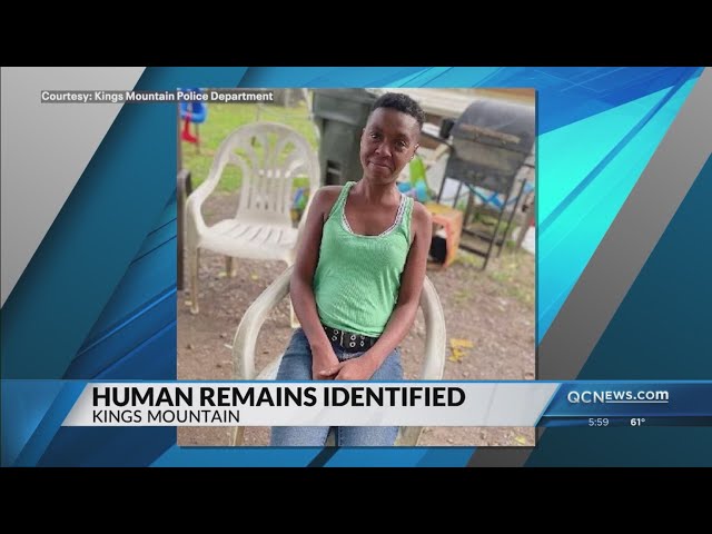 ⁣Human remains found identified as missing Kings Mountain woman