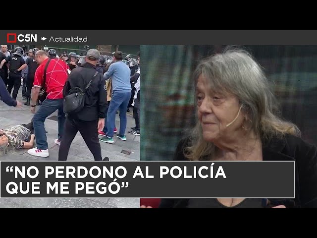 ⁣La JUBILADA agredida en el CONGRESO desmintió a BULLRICH y la trató de patotera: "NO LA PERDONO