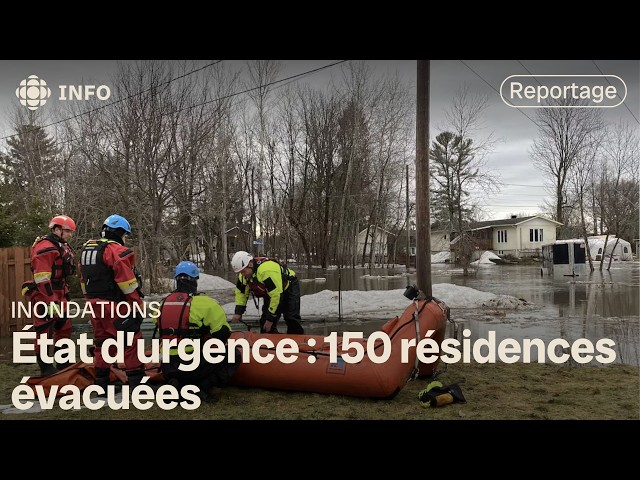 ⁣Crues printanières : débordement de plusieurs cours d’eau au Québec