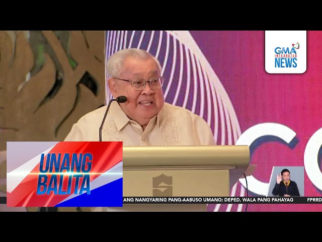 ⁣GMA Network Chairman Atty. Felipe L. Gozon, kinilalang Communicator of the Year ng... | Unang Balita