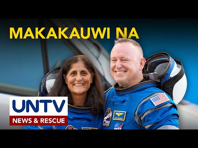 ⁣Dalawang astronaut na na-stranded sa ISS, makakabalik na sa Earth