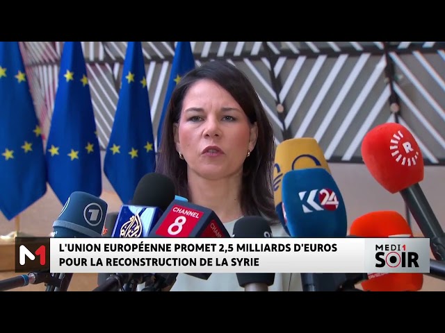 ⁣L´Union européenne promet 2,5 milliards d´euros pour la reconstruction de la Syrie