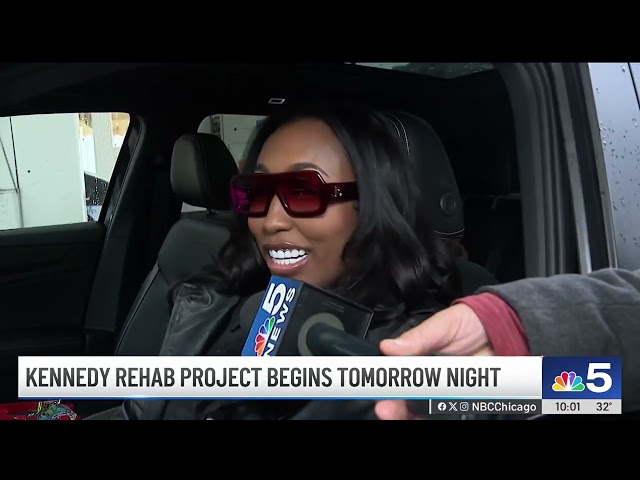 ⁣Kennedy Expressway construction resumes this week