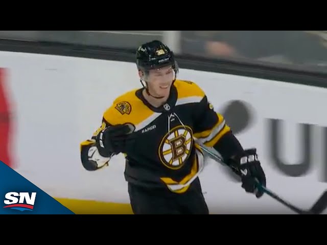 Bruins' Geekie Rounds Luukkonen After Beautiful Dish From Wotherspoon