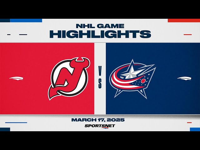 NHL Highlights | Devils vs. Blue Jackets - March 17, 2025