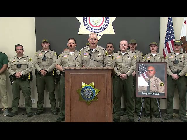 ⁣Sheriff provides update after deputy killed in Victorville crash identified