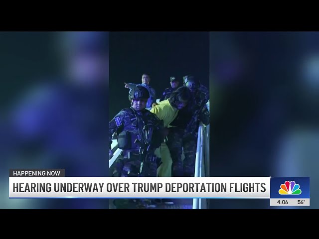 ⁣Trump administration deports alleged gang members to El Salvador