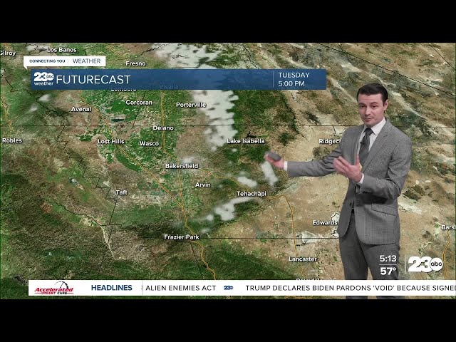 23ABC Evening weather update March 17, 2025